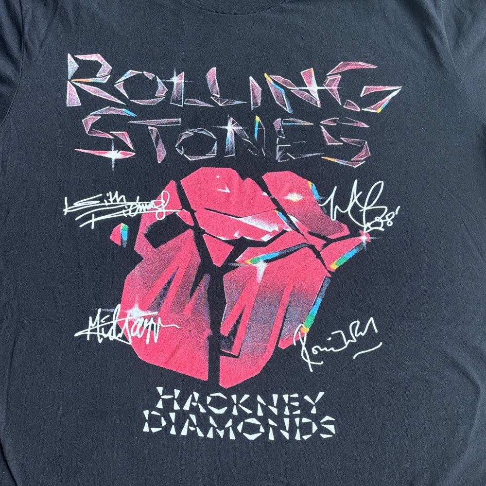 Rolling Stones Black Graphic Tee